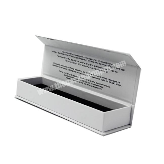 Black Color Fountain Pen Packaging Design Gift Box With Magnet