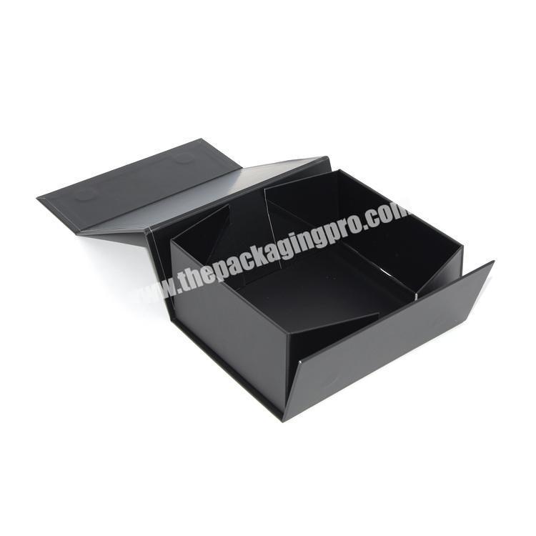 Black Shirt Transparent Folded Gold Black Holiday Modern Novel New Design Paper Jewelry Storage Packaging Folding Gift Box