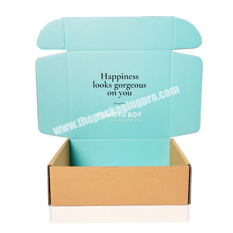 Brown Paper Packaging Gift Boxes Custom Corrugated Eco Mailer Shipping Mailing Kraft Box for Soap Jewelry Tea Coffee Cosmetic