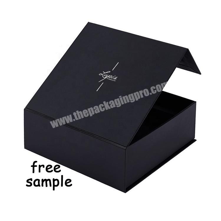 CCNB C2S Foil stamping Custom Apparel Book Shape Packaging Paper Cardboard Box ClothesLuxury Clothing Packaging Box