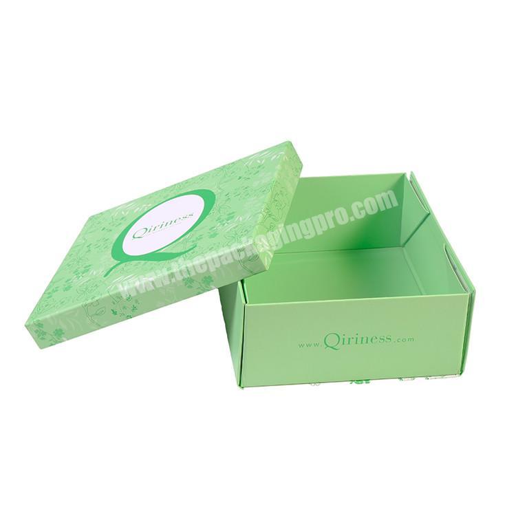 Caja de regalo de carton de embalaje de almacenamiento de papel plegable magnetico vacio personalizado con caja de cinta