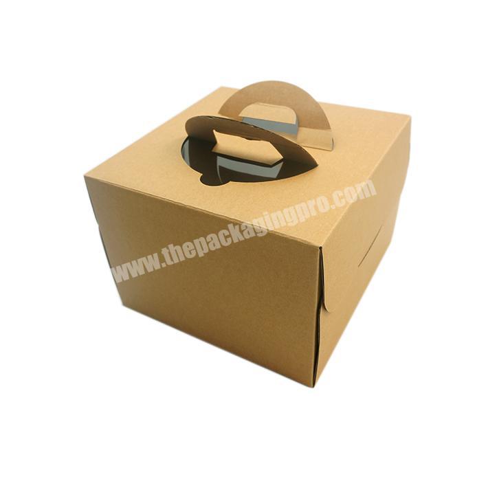 Cake Corrugated Paper Box With logo Card paper with Insert Packaging Gift Boxes