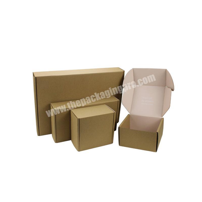 Cheap Custom Folding 4 Color Printing Logo Printed Garment Packaging Paper Corrugated Shipping Mailer Box