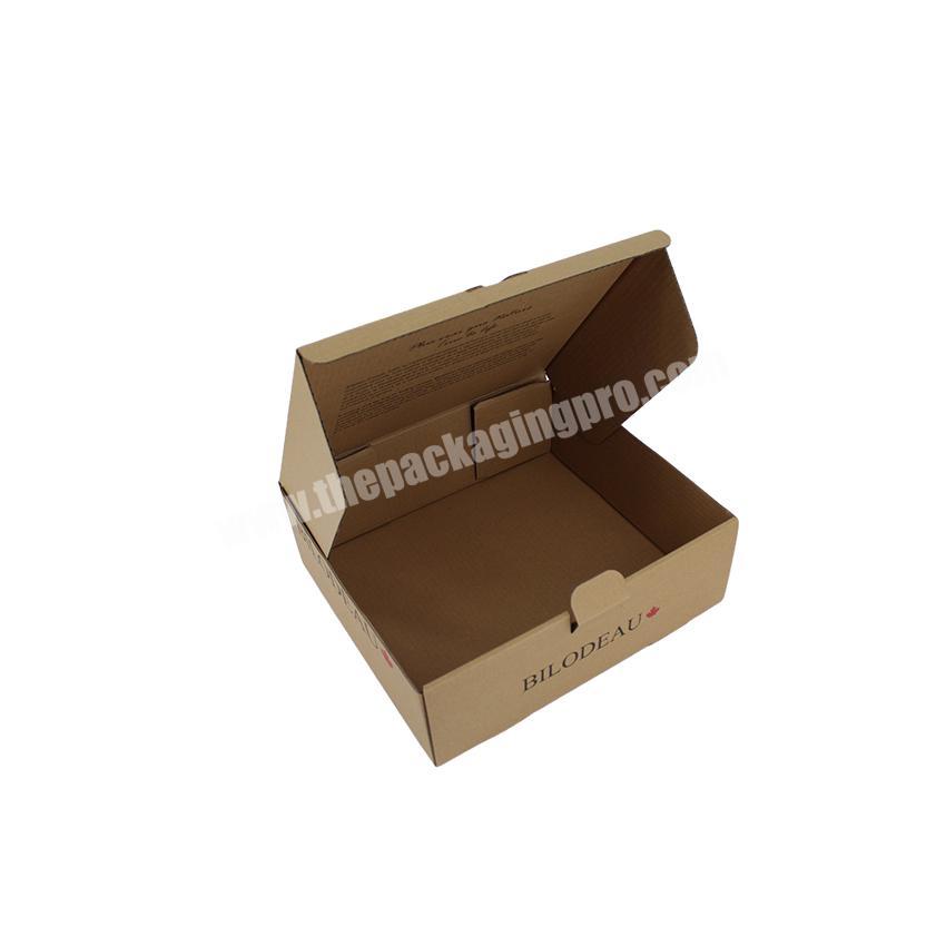 Cheap Price Eco Friendly Custom Logo Corrugated Carton Brown Kraft Paper Packaging Mailing Shipping Box