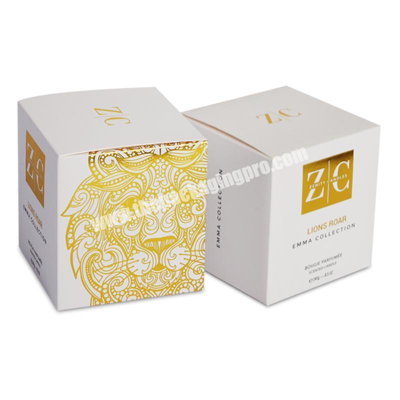 Recyclable Custom Cosmetic Skincare Paper Box Gold Stamping Logo Custom Paper Box Packaging