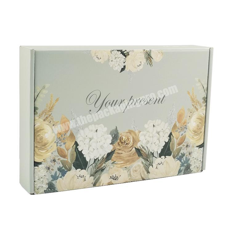 China Factory OEM Custom Personalized Cardboard Shipping Packaging Gift Box For Clothes