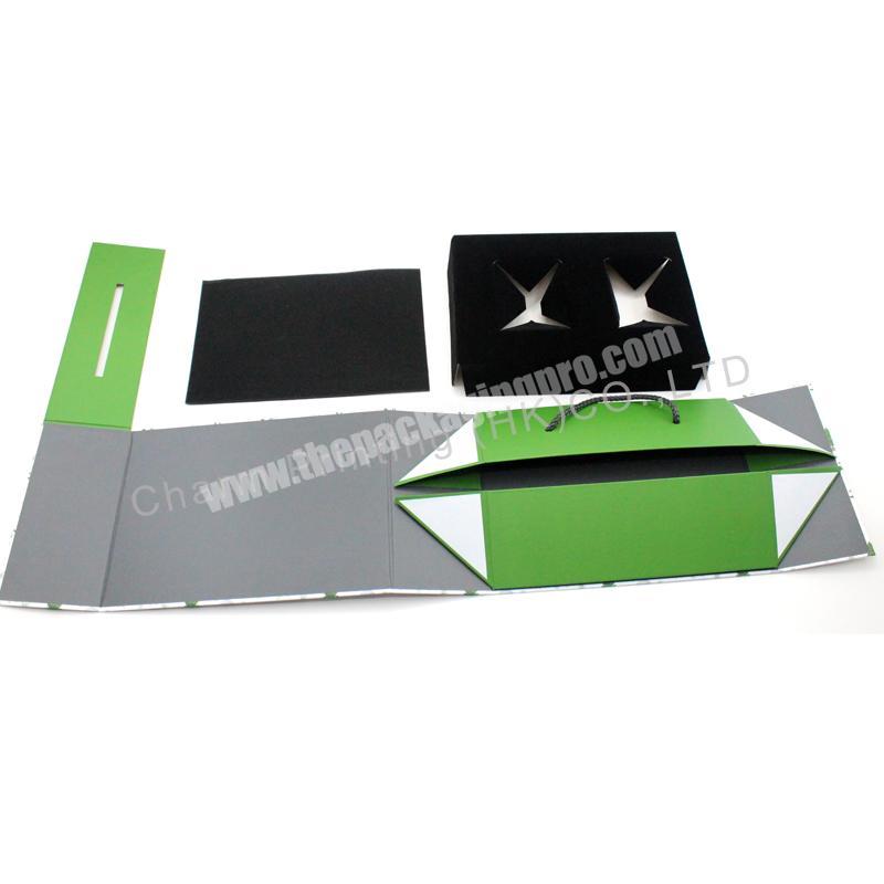 China Factory Price Portable Custom Logo White Packaging Luxury Magnetic Packaging Folding Paper Box