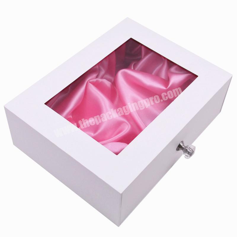 China Manufacturers Cardboard Fancy Custom Printing Sliding Drawer Paper Jewelry Packaging Gift Box for Wedding
