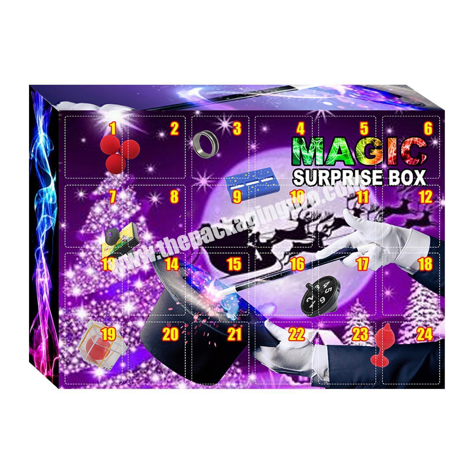 Christmas Advent Calendar Toys Countdown Calendar Box Blind Box Magic Toy Kids Christmas Toys For Kids