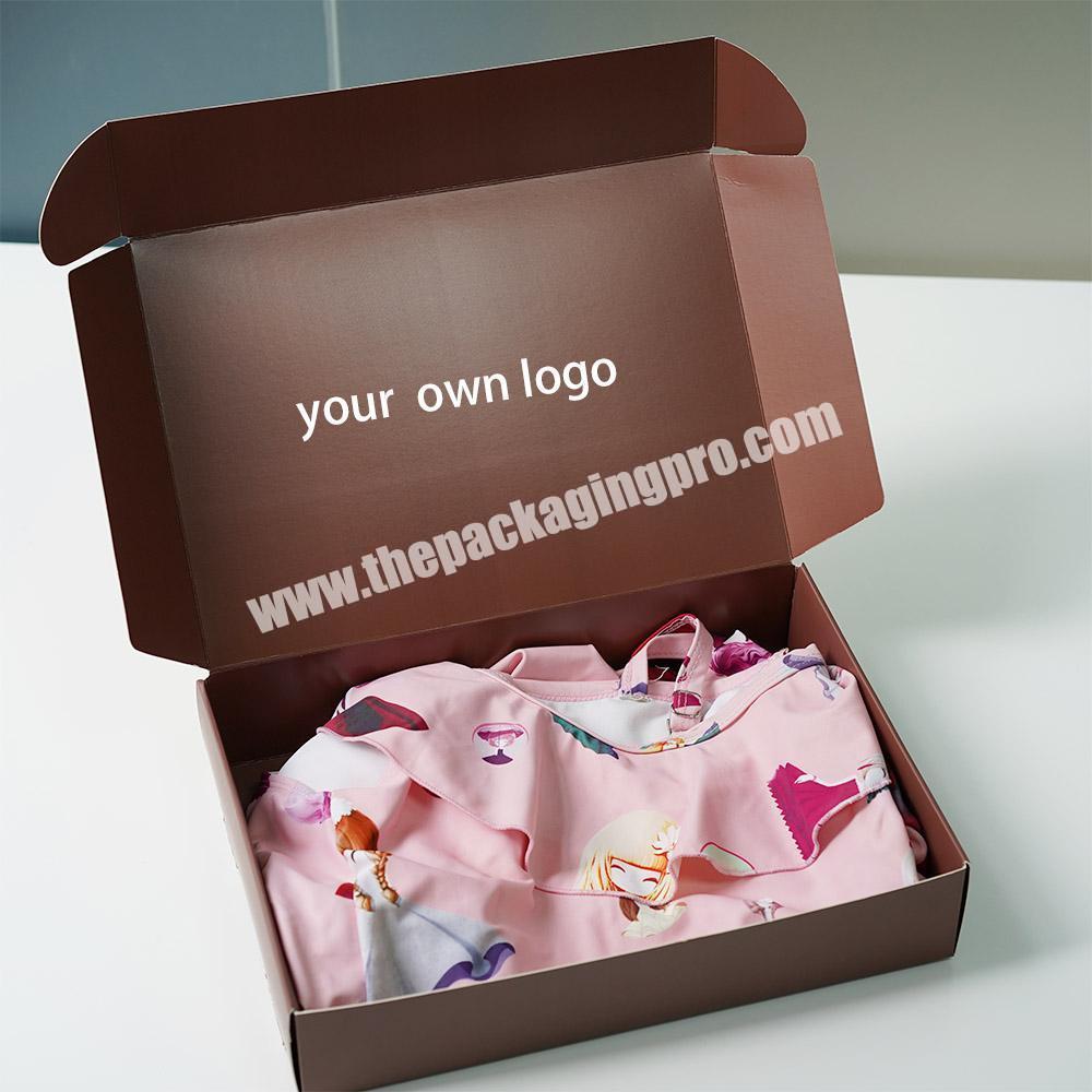 Luxury Hight quality Shipping boxes custom logo cardboard mailer box boutique retail cardboard box