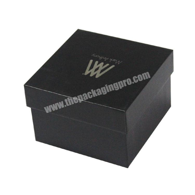 Classic Designed Singe Watch Boxes Cardboard Watch Box with Silver Logo