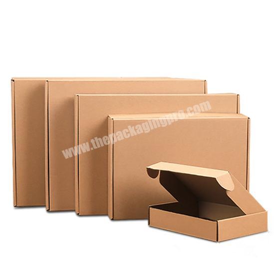 Classic Simple And Cheap Price Durable Packing Protection Transportation Corrugated Paper Box For Shoes Clothing Underwear Gift