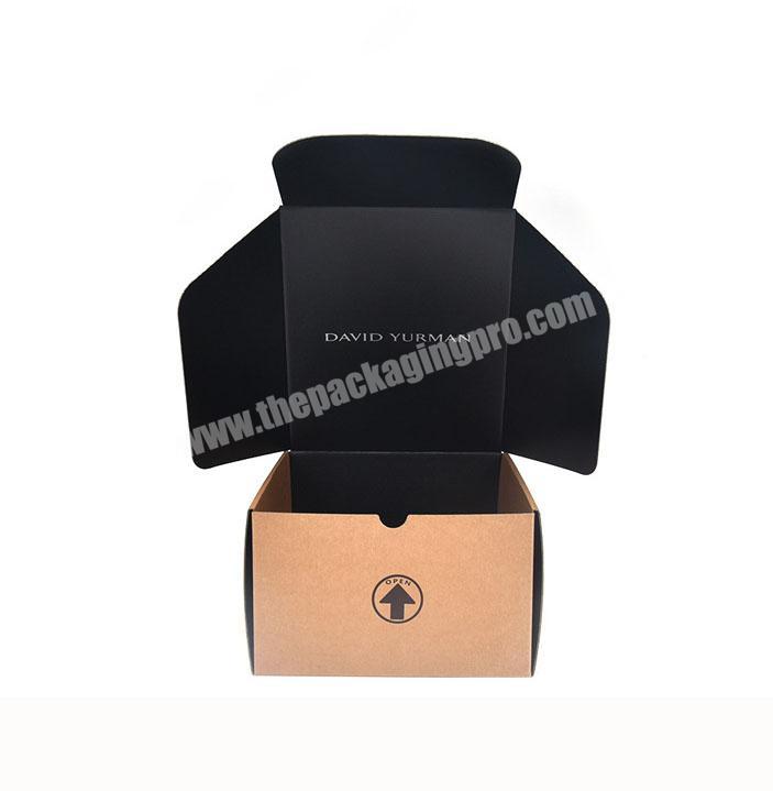 Colorful Clothing Accessories Corrugated Folding Packaging Box Kraft Paper Gift Box Aircraft Box