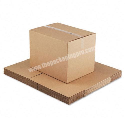 Competitive Reasonable Price Custom 2 Logo Printed Recycle Brown Corrugated Cardboard Turnover Box