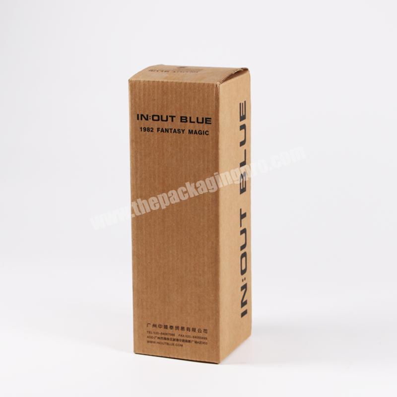 Corrugated Brown Kraft Thick Paper Folding Boxes with Clear Window with Bottom Lock