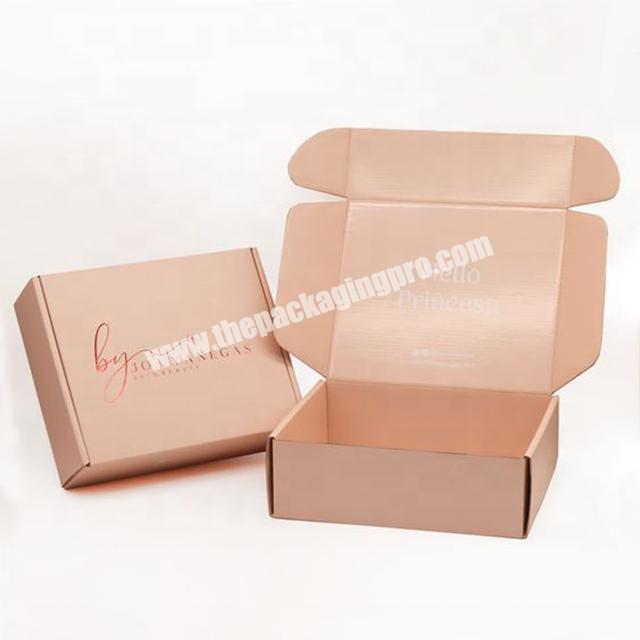 Corrugated Paper Packaging Shipping Box glossy mailer boxes for skincare for gifts for blankets for sweater
