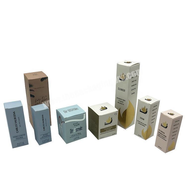 Cosmetics Packaging Box Paper Material Custom Printing Multiple Design Paper Packing Box