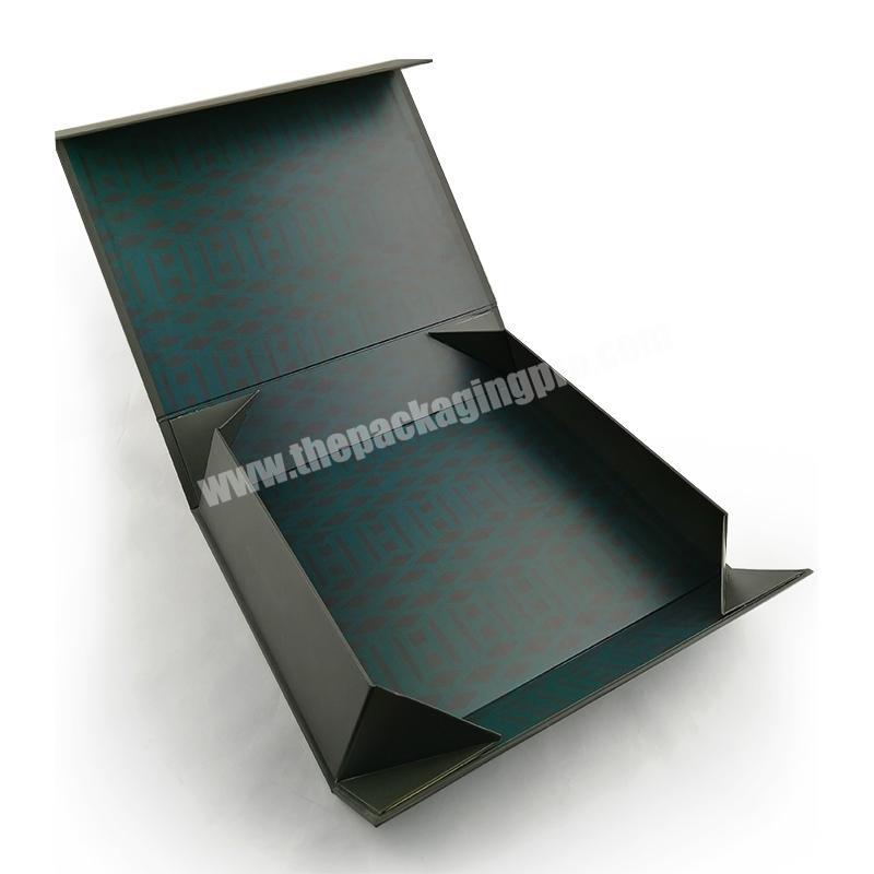Custom Anti-Scratch Luxury BlackWhite Box Packaging Boutique Magnetic gift Box