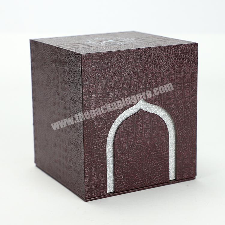 Custom Arab Style Square Candle Paper Box Printing Logo Cardboard Box for Perfume