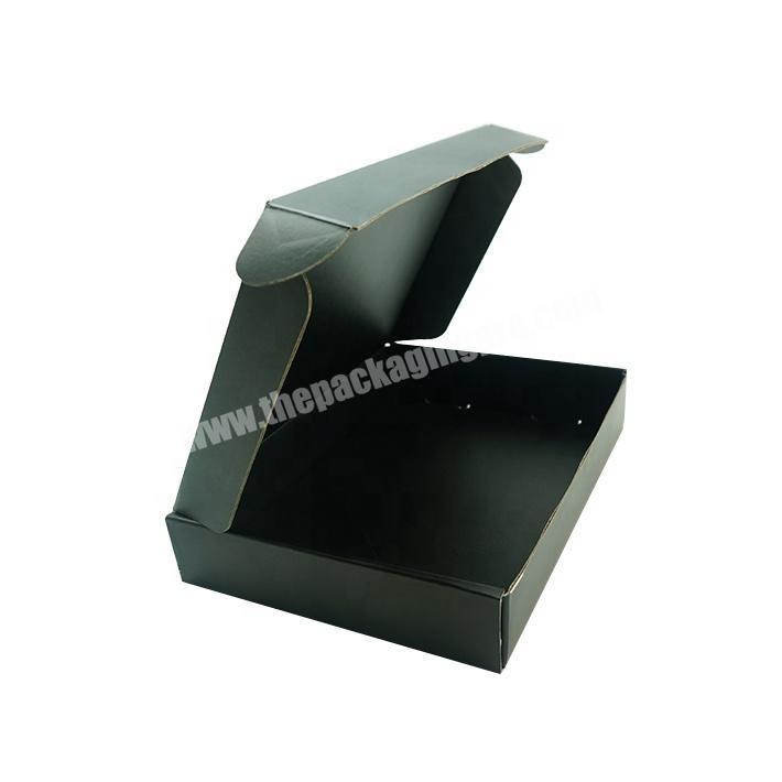 Custom Black Corrugated Packaging Box Shipping Boxes Mailing Box for Clothing