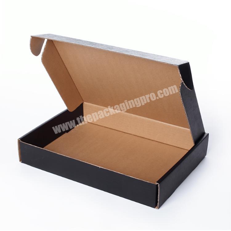 Custom Black White Shipping Carton Paper Packaging Cardboard Corrugated Gift Box