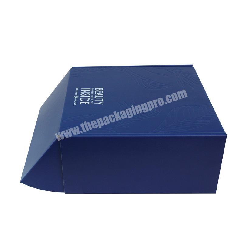 Custom Blue Colored Printing Paper Corrugated Paper Mailer Shipping Box For Packaging