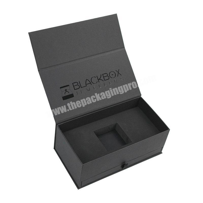 Custom Book Shape Rigid Box With Drawer Box Rigid Paper Cardboard with Customize Design Sliver Logo