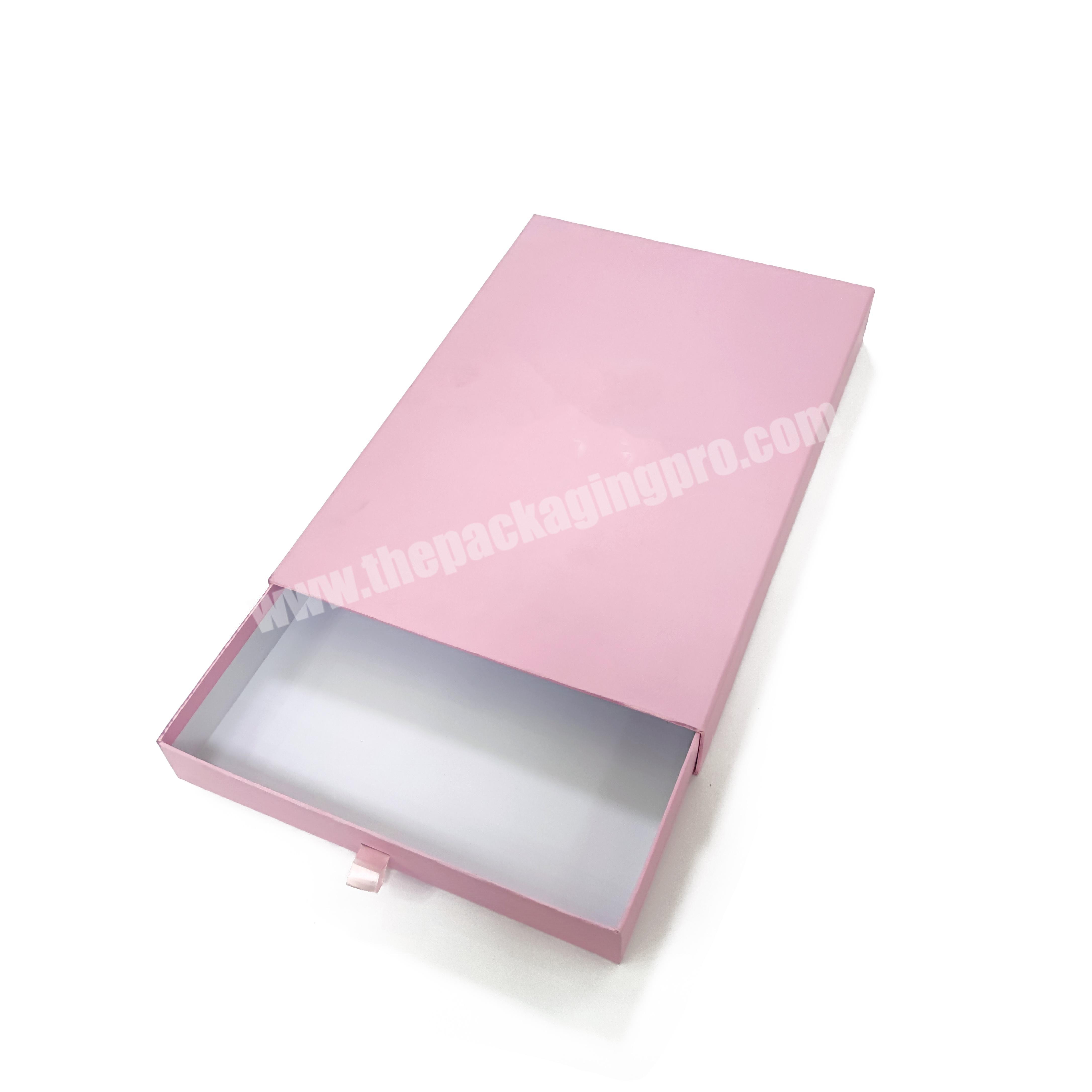 Custom Boutique Favorites High-quality Insert Shape Paper Drawer Box Packaging With Drawer Logo