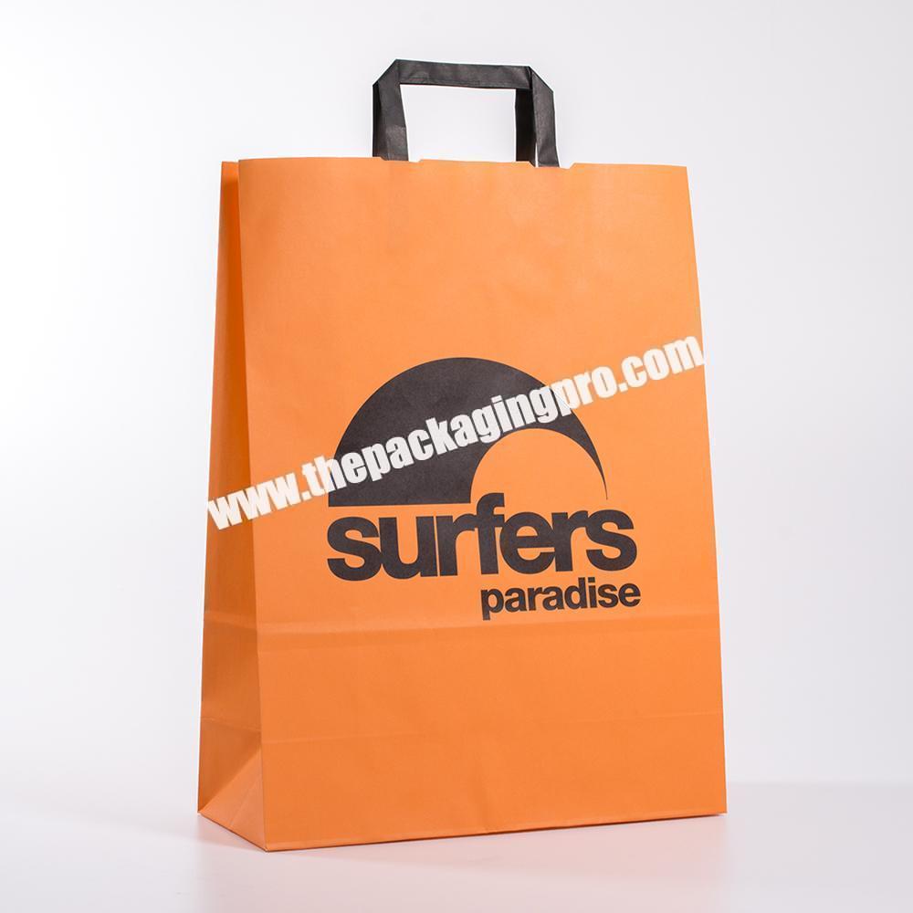 Custom Branded Logo Luxury Paper Clothing Garment Packaging Wrapping Gift Shopping Bag Paperbag
