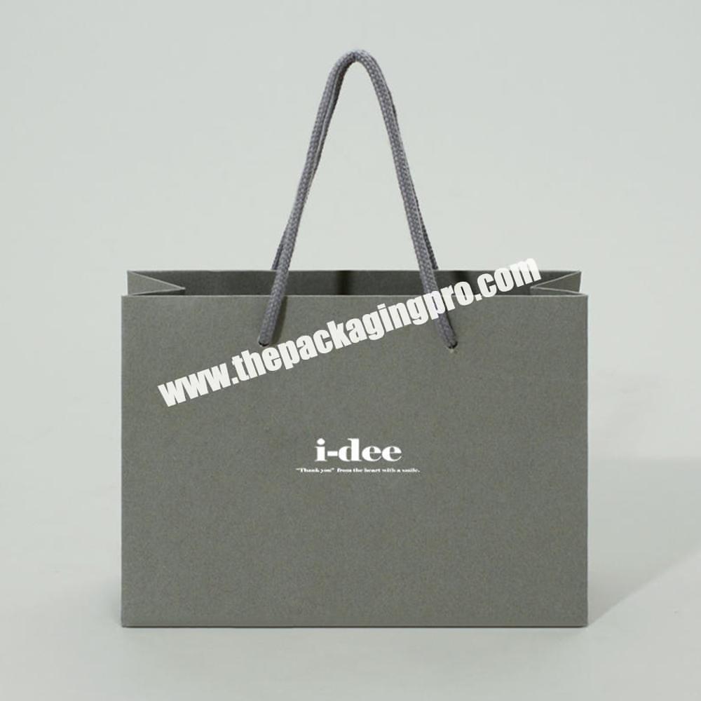 Custom Branded Logo Luxury Paper Clothing Wear Packaging Gift Shopping Bag Paperbag