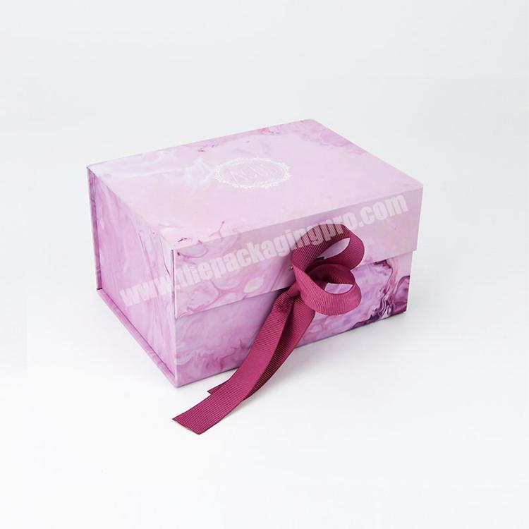 Custom Cardboard Flat Pack Folding Box Packaging Magnetic Paper Foldable Gift Box