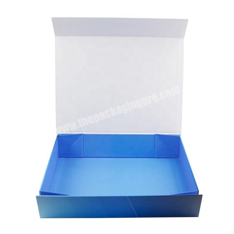 Custom Cardboard Flat Pack Magnetic Large Folding Gift Box Wholesale Paper Foldable cardboard Boxes