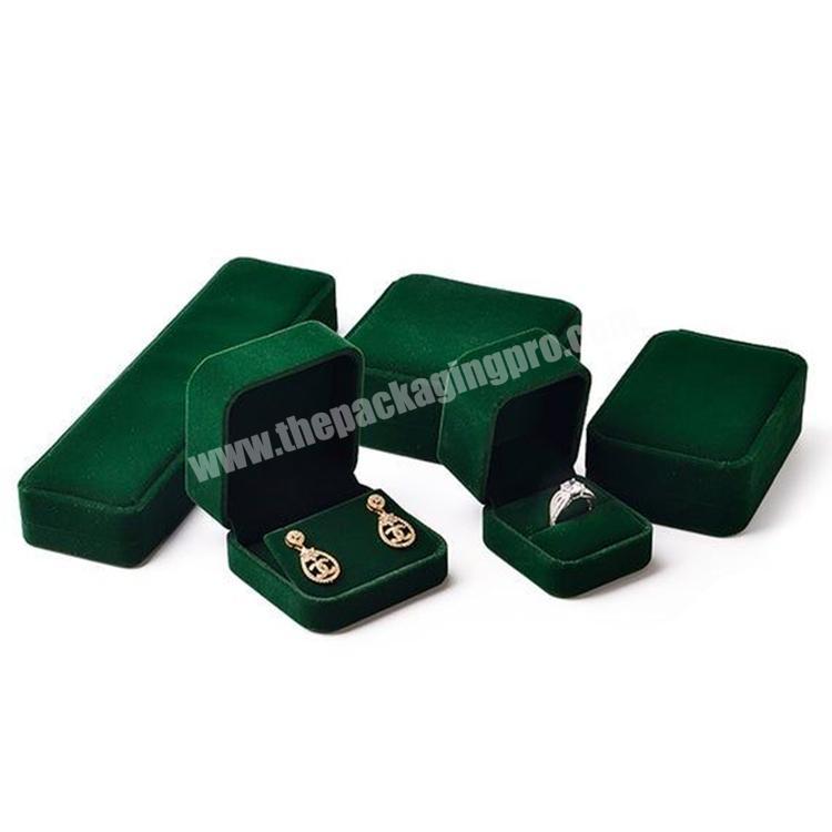 Custom Cardboard Green Jewelry Packaging Cufflinks Gift Packaging Box For Jewelry