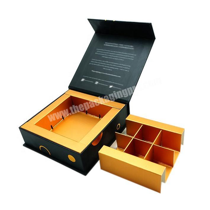 Custom Cardboard Magnetic Chocolate  Boxes with Insert Luxury Paper Packaging Gift Boxes