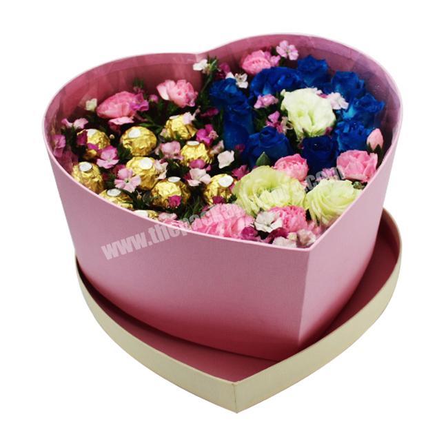 Custom Chocolate Box Packaging Box with Lid Wholesale Printing High Quality Candy Heart Shape Gift Box