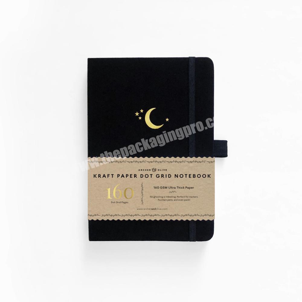 Custom Cloth Covered White Paper Travel Journals Note Book