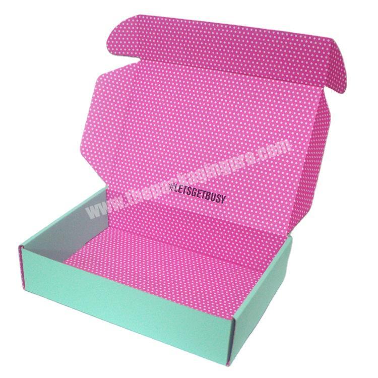 Custom Clothing Rigid Paper Hot Sales Corrugated Box  Work Home Packing Products Box Rectangle Gift Boxes
