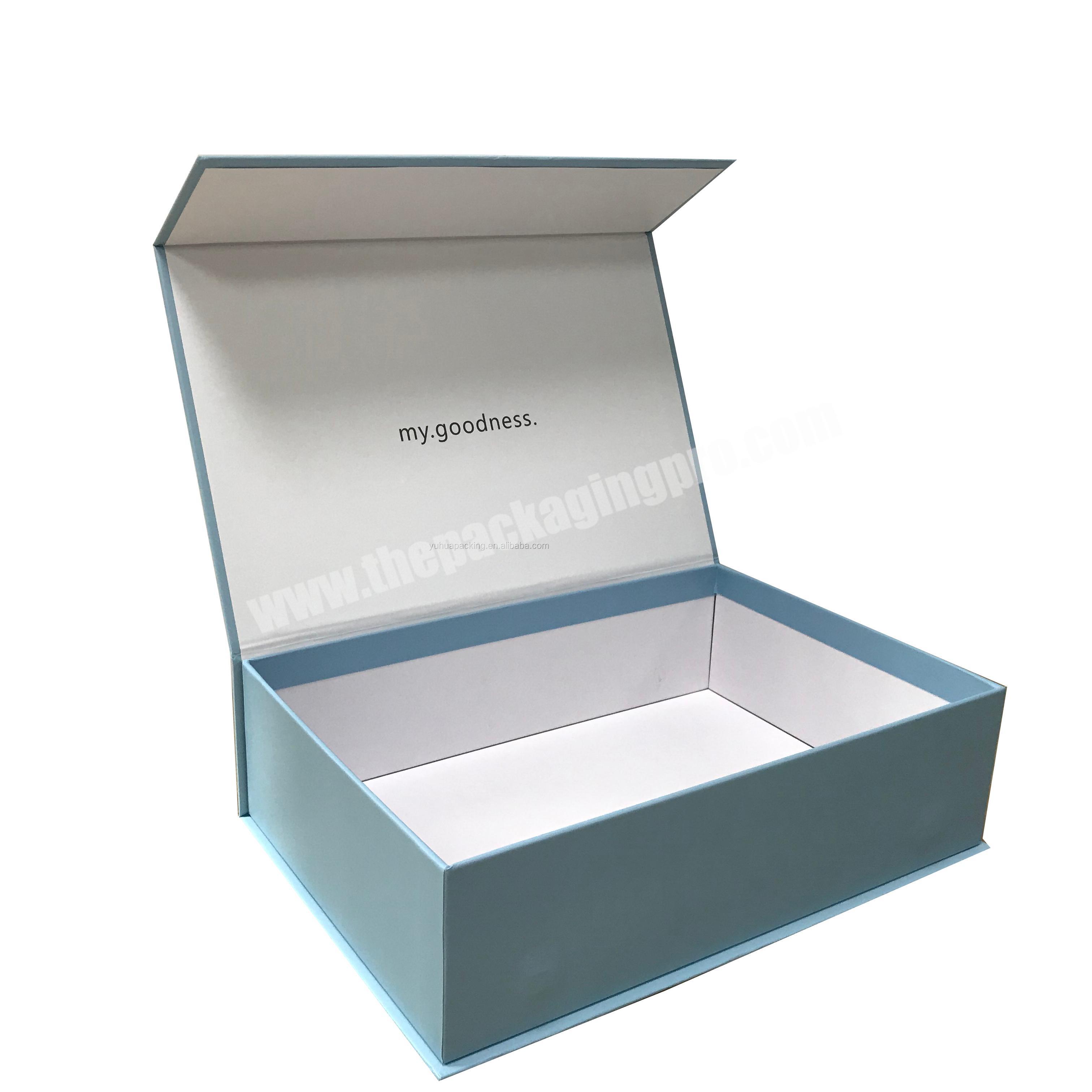 Custom Colorful Reusable Hard Large Gift Box With Lid For Clothes And Shoes Luxury Magnetic Gift Box Packaging