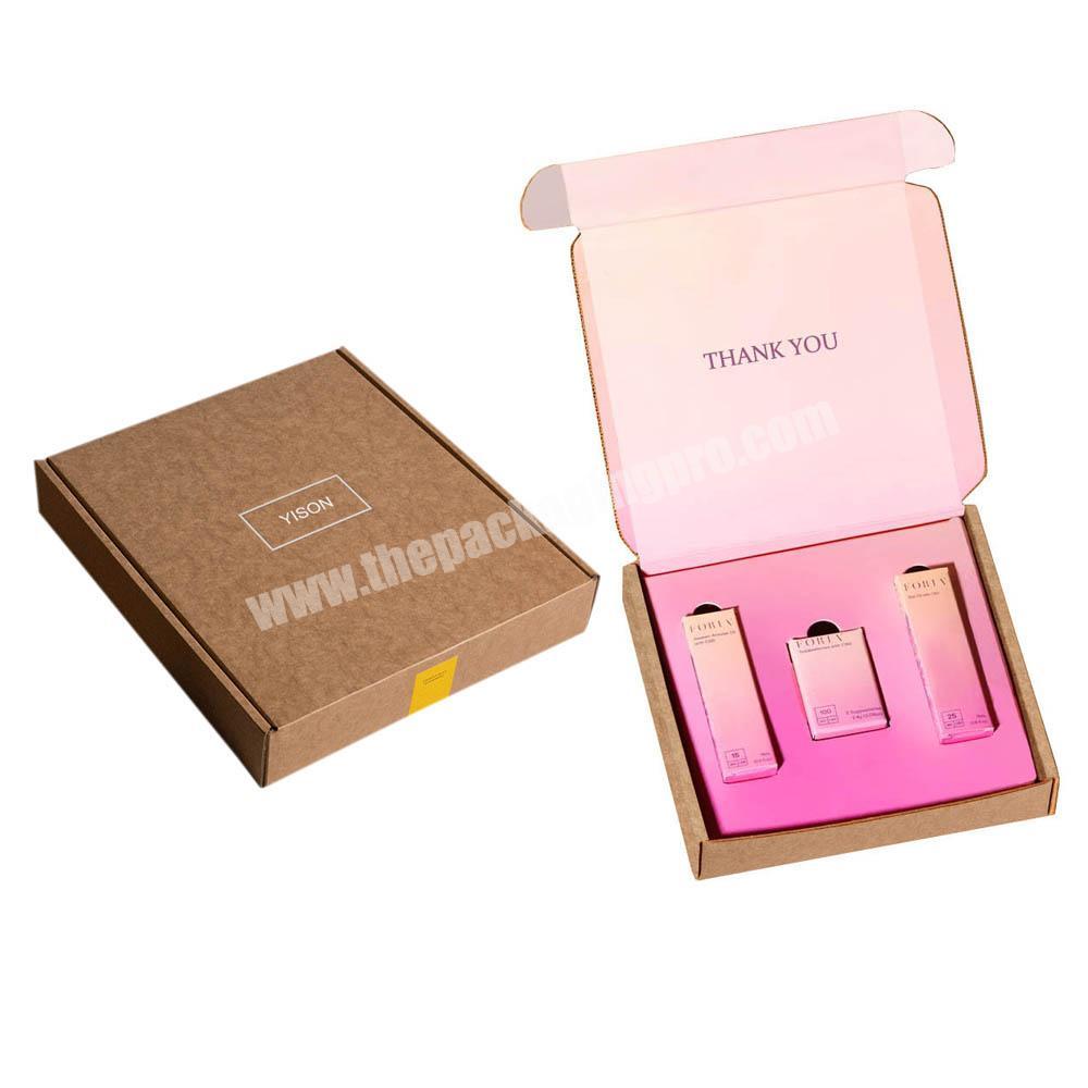 Custom Coloured Gradient Iridescent Shipping Subscribtion Parcel Drop Royal Post Packaging Box