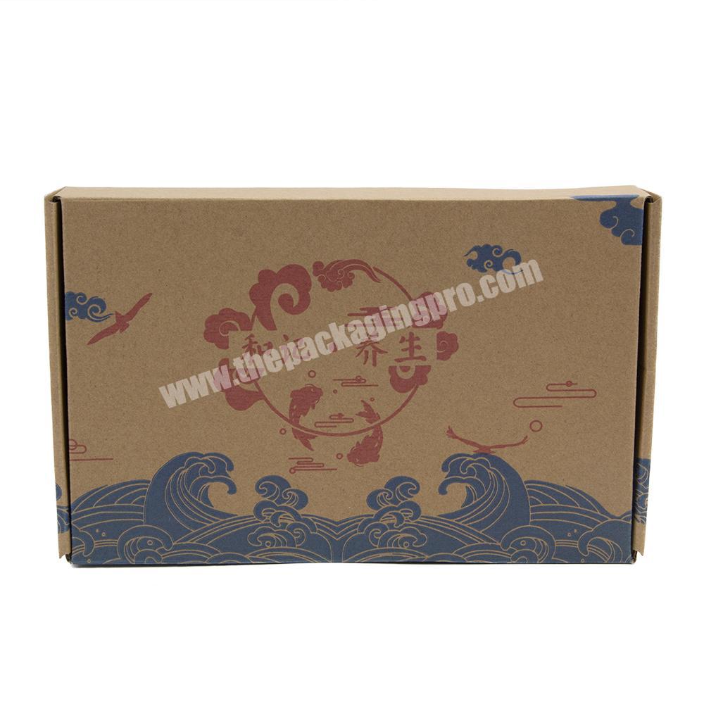 Custom Corrugated box 9x3 Different Size Color Foldable Paper Box For Gift Packaging