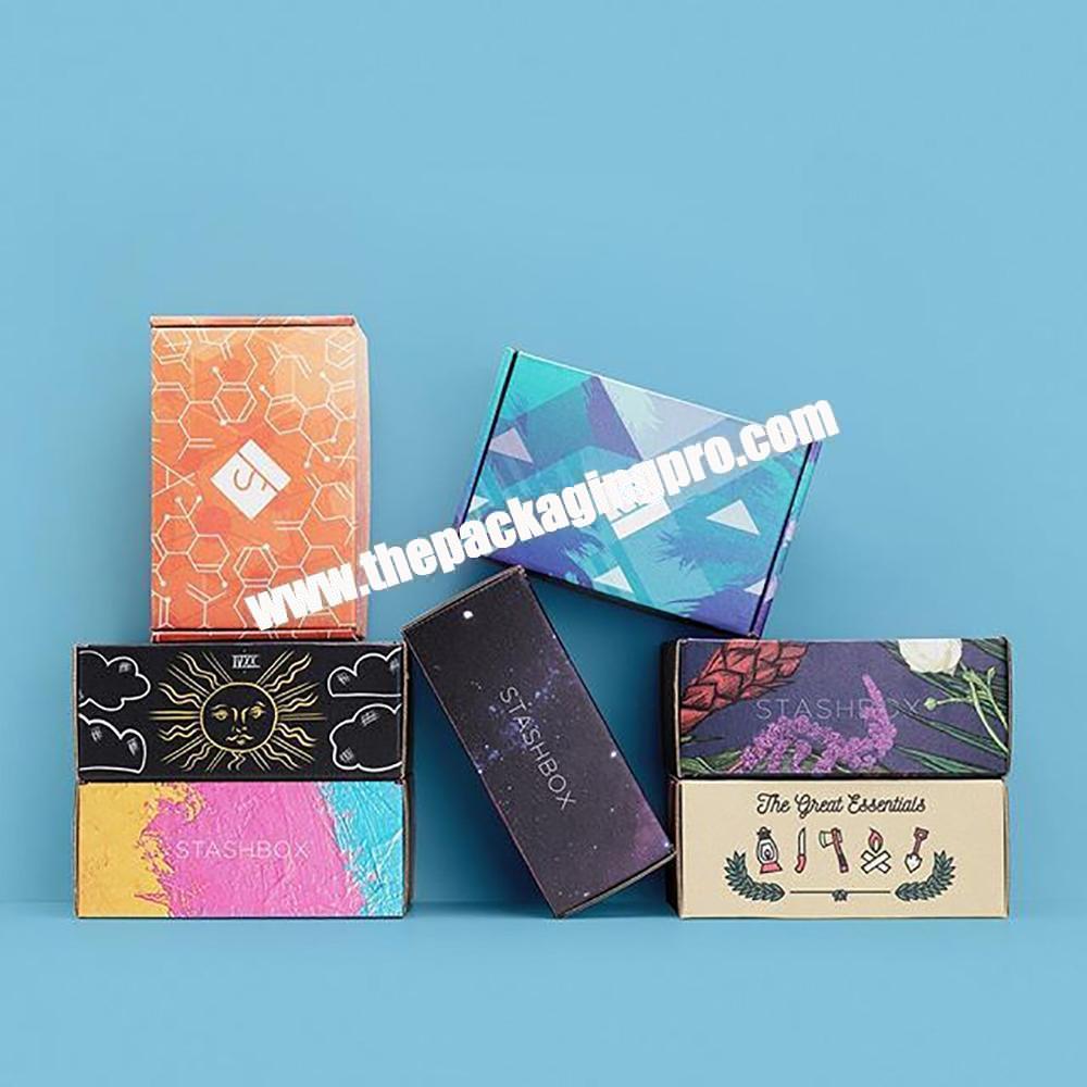 Customized Printed Creative Tuck End Box With Corrugated Paper Holiday Packaging Gift Box