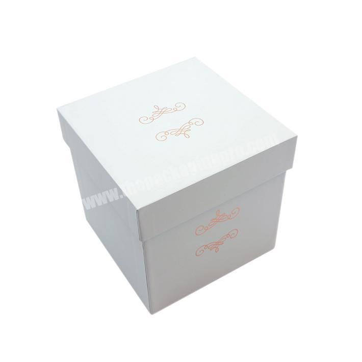 Custom Design Logo Candle Perfume Boxes Rigid Cardboard Paper Gift Packaging Box