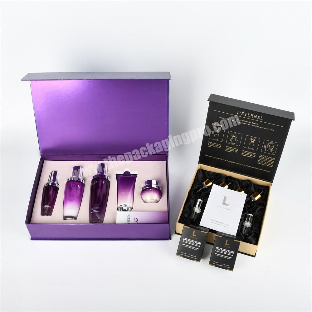 Custom Design Recyclable Large Size Magnetic Gift Boxes Wholesale Cosmetic Gift Box Packaging