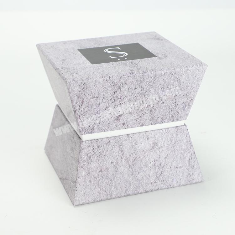 Custom Design Shaped Rigid Candle Jar Packaging Cardboard Paper Gift Box