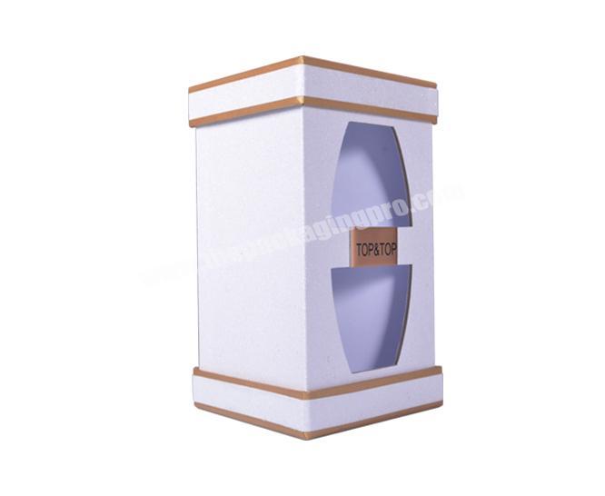 Custom Design Three-dimensional Triangle Rigid Glitter Paperboard Gift Box for Candle Packaging