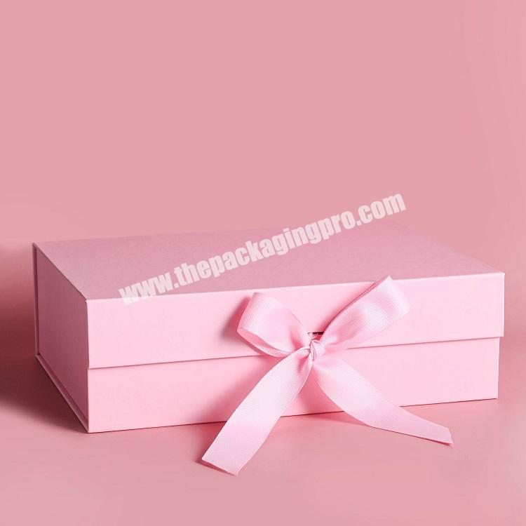 Custom Eco Friendly Luxury Magnetic Foldable Wedding Paper Cardboard Clothing Gift Packaging Boxes
