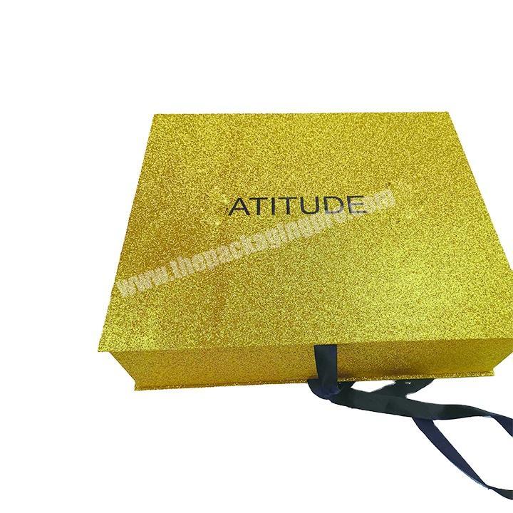 Custom Gift Boxes Hair ExtensionWig Packaging Box Luxury Paper Boxes With Ribbon