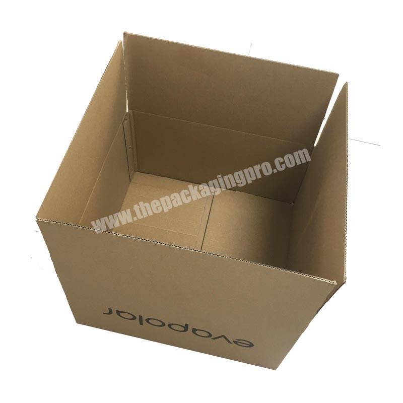 Custom Heavy Duty Durable Double Walls BE Flute Moving Shipping Storage Packing Carton Boxes Printer For Air Cooler