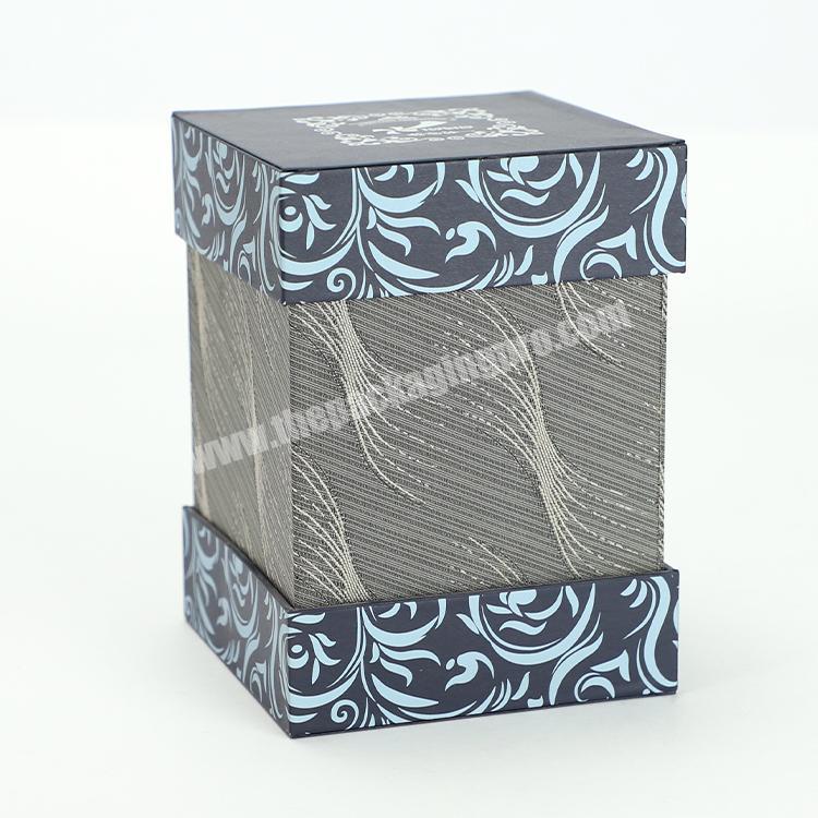 Custom High End Beautiful Rigid Candle Packaging Printed Logo Eco-friendly Gift Paper Box