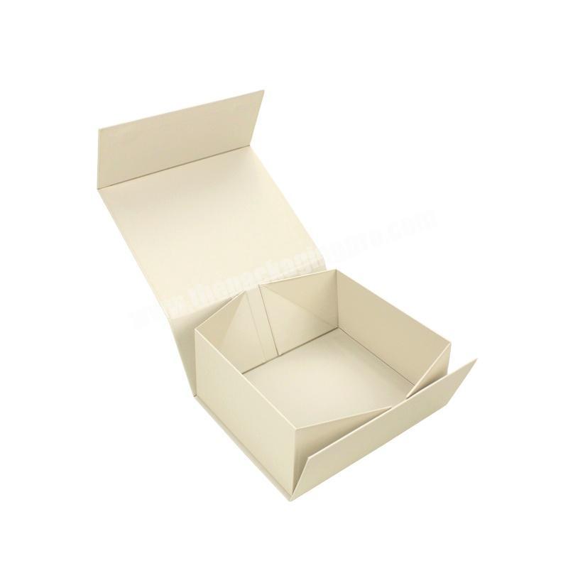 Custom Large Big Gift Box Magnet Magnetic Lid Paper Closure Foldable Box Packaging Folding Gift Box